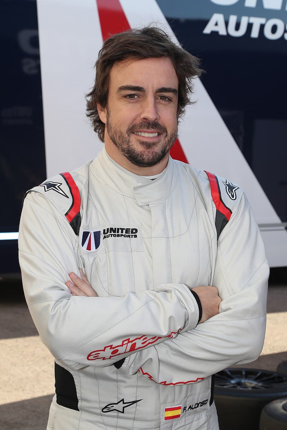 Fernando Alonso Formula 1 driver portrait