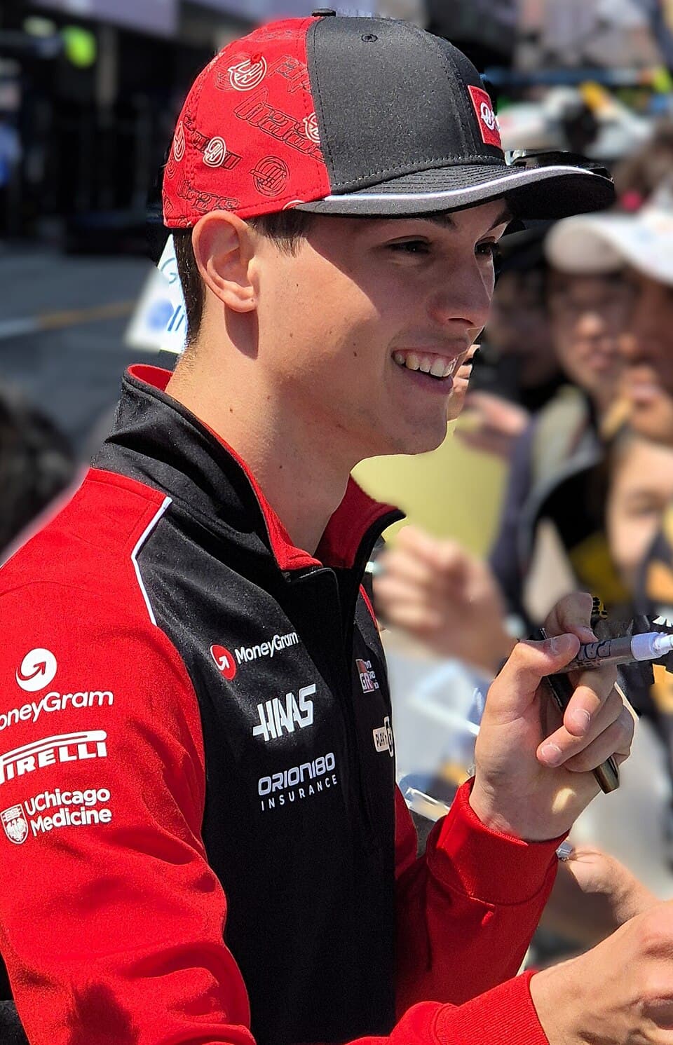 Oliver Bearman Formula 1 driver portrait