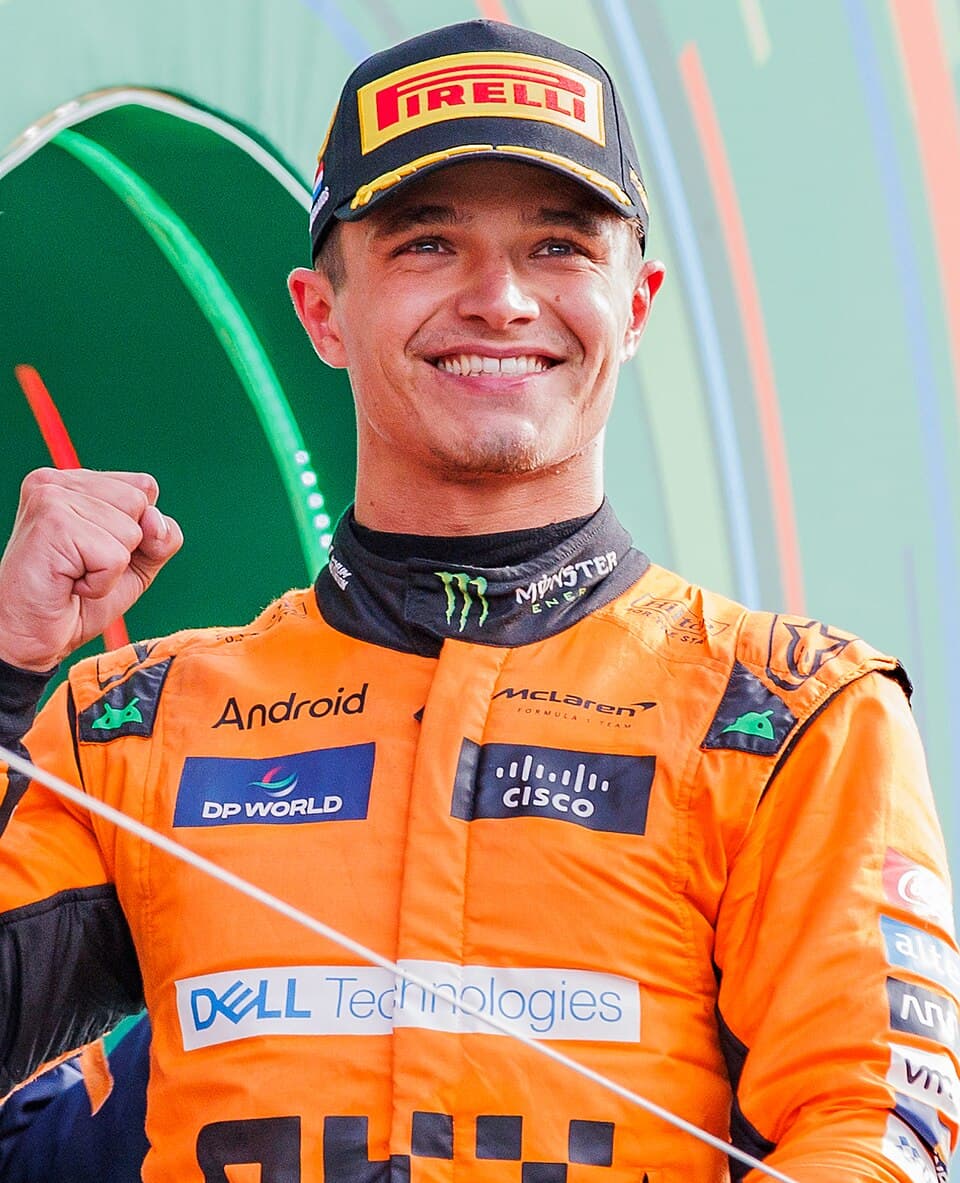 Lando Norris Formula 1 driver portrait