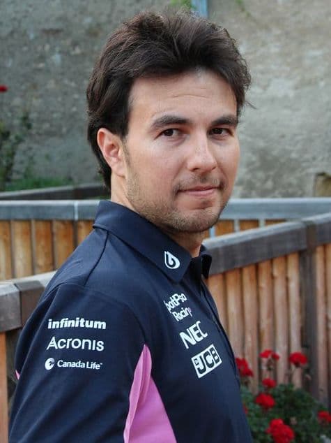 Sergio Pérez Formula 1 driver portrait