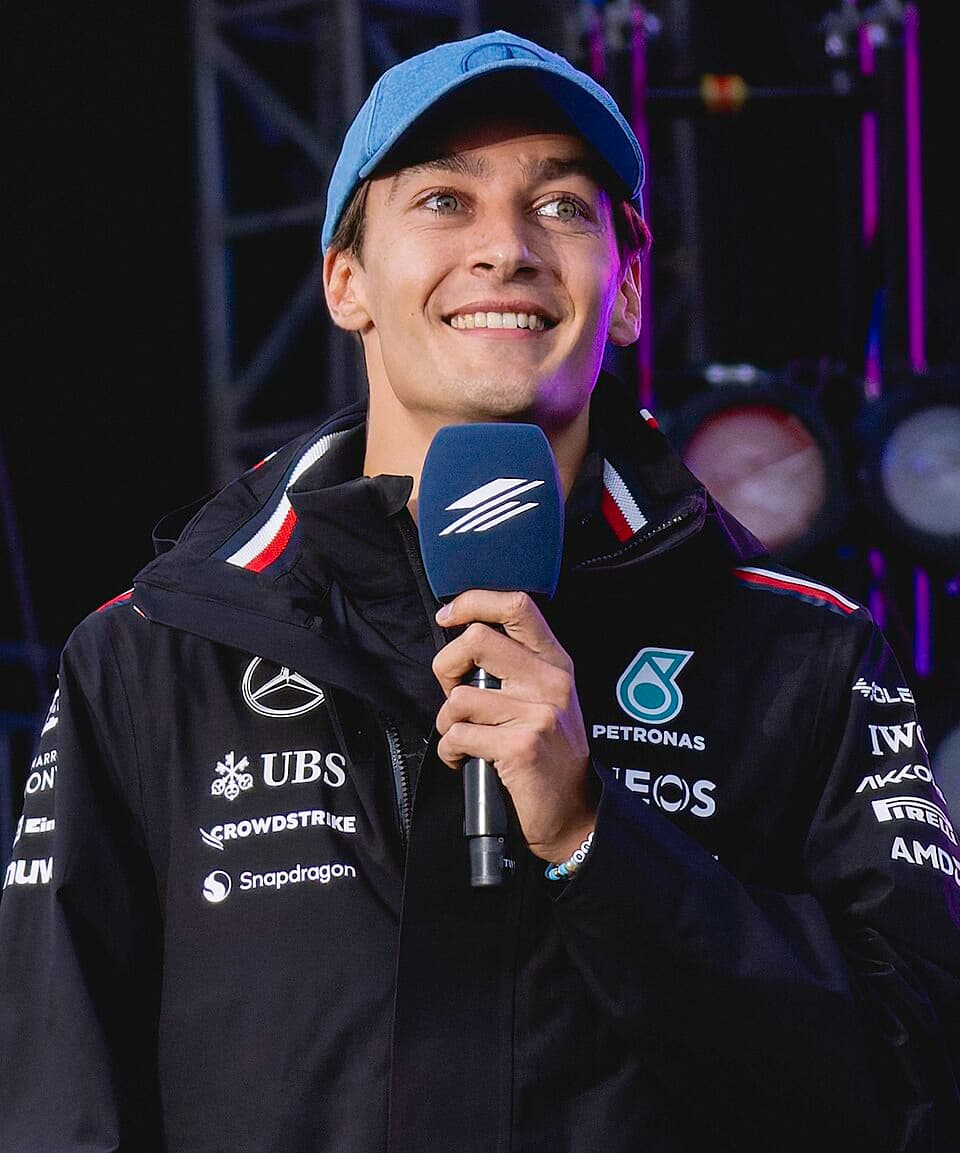 George Russell Formula 1 driver portrait