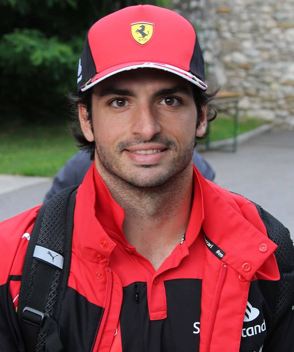 Carlos Sainz Formula 1 driver portrait